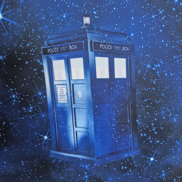 Hot Topic Doctor Who BBC Blur Stars Space Sleeveless Dress Women's Small - Picture 5 of 10